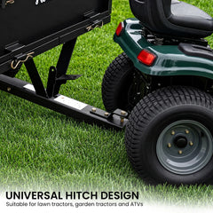 Kartrite 430kg Heavy Duty Steel Dump Cart with Foot Pedal Dumping System
