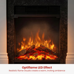 Dimplex 1.5kW Mini Taylor Suite Optiflame Electric Fireplace w/ LED Flame Effect