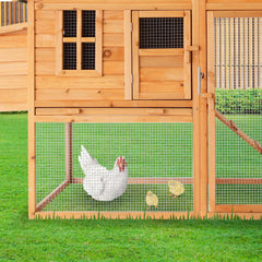 Furtastic Large Chicken Coop & Rabbit Hutch With Ramp