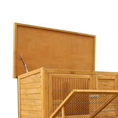 Furtastic 2-Storey Chicken Coop & Rabbit Hutch With Large Run