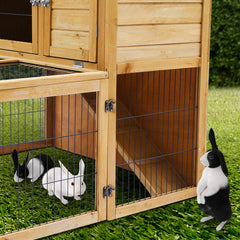 Furtastic 2-Storey Chicken Coop & Rabbit Hutch With Large Run