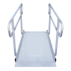 Kartrite 6ft Aluminium Wheelchair Ramp with Handrails 386kg Capacity 72cm Width