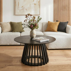 Palmer Slatted Sphere Coffee Table