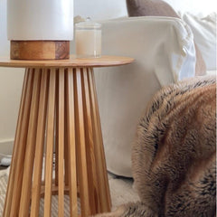Palmer Timber Tally Natural Side Table