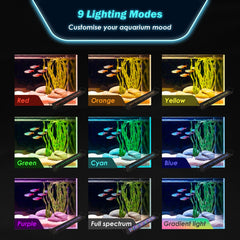Dynamic Power Planted Aquarium LED Light Day Night Cycle Full Spectrum 36W 95cm