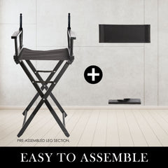 Director Movie Folding Tall Chair 76cm DARK HUMOR