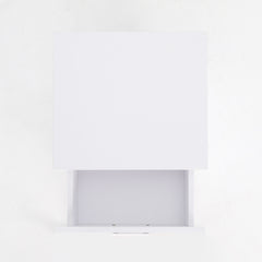 2X Bedside Tables Storage Cabinet Nightstand 1 Drawer 1 Shelf ELLA WHITE