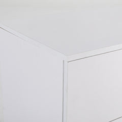 2X Bedside Table Side Storage Cabinet Nightstand Bedroom 2 Drawer Legs ETTA WHITE