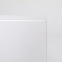 2X Bedside Table Side Storage Cabinet Nightstand Bedroom 2 Drawer Legs ETTA WHITE