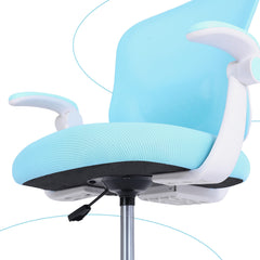 Kids Desk Chair - Children Office Study Seat with Footrest CILO - Blue