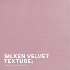 Office Desk Chair - Velvet Armless Swivel Study Seat OVOID PINK