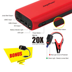 1500A JumpsPower GT Jump Starter Powerbank 29600mWh 12V Phone Car Battery Charger