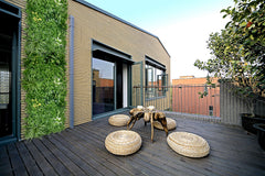 YES4HOMES 1 SQM Artificial Plant Wall Grass Panels Vertical Garden Foliage Tile Fence 1X1M Green