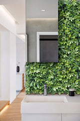 YES4HOMES 1 SQM Artificial Plant Wall Grass Panels Vertical Garden Foliage Tile Fence 1X1M Green