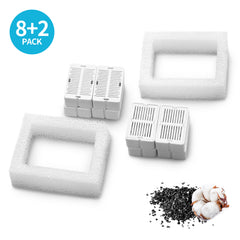 YES4PETS 16 x Pet Dog Cat Water Fountain Replacement Filters Activated Carbon Filtration Automatic Water Dispenser