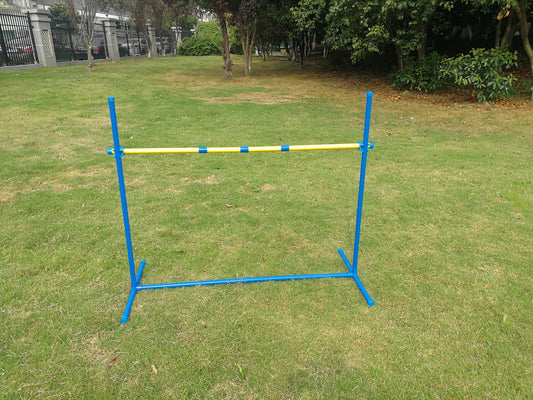 YES4PETS 4 x Portable Dog Puppy Training Practice Jump Bar Poles Agility Post