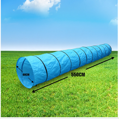 YES4PETS Portable Pet Dog Agility Training Exercise Cat Tunnel Chute with Carry Bag 5M