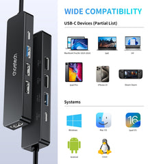 CHOETECH HUB-M80 Hub 5-in-1 Multifunctional Hub