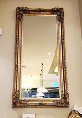 LUX French Provincial Ornate Mirror - Antique Champagne