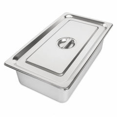 Commercial Stainless Steel GN 1/1 100mm Deep Gastronorm Bain Marie Buffet Steam Table Food Pan with Lid