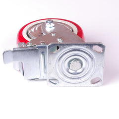 4x 6 inch Industrial Swivel Brake Locking Caster Castor Wheels Casters 2x swivel 2x fixed for Cart Furniture Workbench