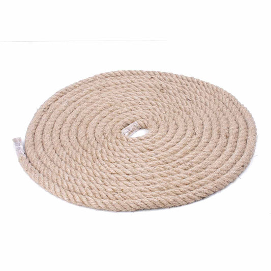 10m Sisal 20mm Rope Natural Twine Cord Thick Jute Hemp Manila Crafting Home Decor