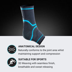 MX Health Premium Elasticated Ankle Support - Small
