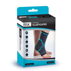 MX Health Premium Elasticated Ankle Support - Small