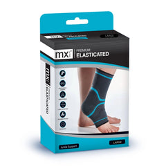MX Health Premium Elasticated Ankle Support - Small