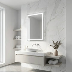 Interior Ave - 70 x 90cm Rectangle Frameless LED Bathroom Mirror