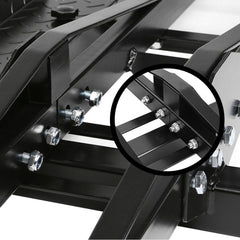 Motorcycle Motorbike Carrier Rack Towbar Arm Rack Dirt Bike Ramp Brake Lights