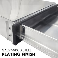 Under Tray Tool Box Trundle Drawer 1500 mm UTE Drawer Dual Extra Cab Toolbox
