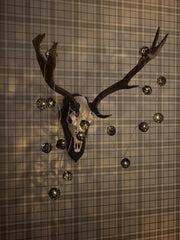 1 Set of Black 5cm Rattan Cane 20 Ball Battery Powered 3m String Lights Christmas Gift Home Wedding Party Bedroom Decoration Table Centrepiece