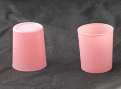 20 Pack Blush Pink Glass Votive Tealight Candle Holders House Party Centerpiece Xmas Wedding Decor Glass Candlestick Party Decorations Bridal Valentines Event
