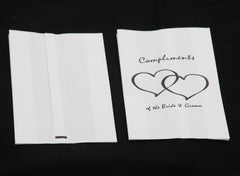 150 Pack Wedding Cake Bags Greaseproof Wax Paper Slice Take Home Favour Heart n Message