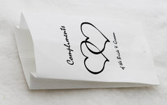 200 Pack Wedding Cake Bags Greaseproof Wax Paper Slice Take Home Favour Heart n Message