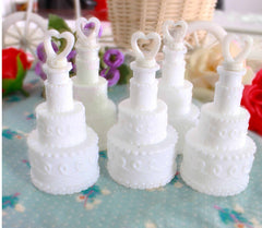 100 Pack Mini Wedding Cake Bubble Bottles send off wedding favors custom party favors