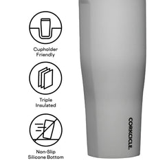 Corkcicle Go Cup XL - 887ml Gloss White