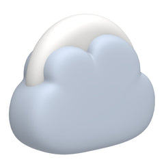 Kreafunk Kids Cloudy Lamp - Cloudy Blue