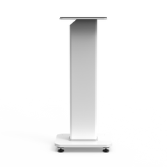 Kanto SX26W 26" Tall Fillable Speaker Stands with Isolation Feet - Pair, White