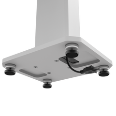 Kanto SX26W 26" Tall Fillable Speaker Stands with Isolation Feet - Pair, White