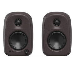 Kanto UKI 100W Desktop Speakers with Bluetooth, USB-C, Headphone out, Pumice (Speckled Brown), Pair