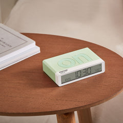 Lexon Flip Classic Reversible Alarm Clock PANTONE - Green
