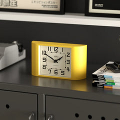 Newgate Mini Metro Mantel Clock-Yellow