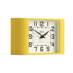 Newgate Mini Metro Mantel Clock-Yellow