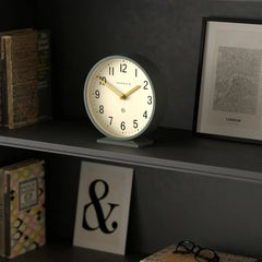 Newgate Q Mantel Clock-Asparagus Green