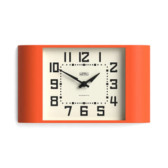 Newgate Metro Wall Clock-Pumpkin Orange