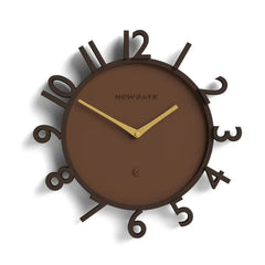Newgate Monorail Wall Clock-Brown