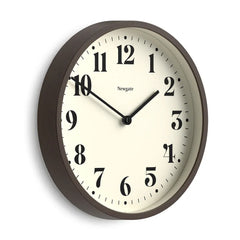 Newgate Number Four Theatre Wall Clock-Faux Dark Wood