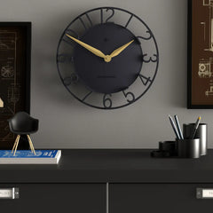 Newgate Time Traveller Wall Clock-Petrol Blue